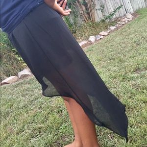 Goth Skirt Sheer Festival  Hot Gal Sz. Medium